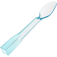 Plastic ecological fruit spoon for ice cream -2pcs