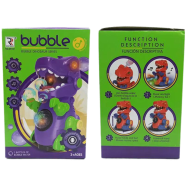 Plastics Portable Dinosaur Bubble Machine Automatic Bubble Maker For Birthday Gift For Home For Outdoor image