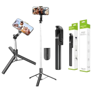 Plokama K9 Selfie Stick Tripod LED Selfie Stick Tripod 5 Feet 7 Inch image