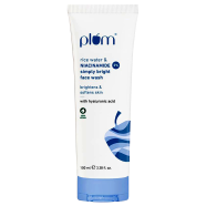 Plum 2 Percent Niacinamide And Rice Water Simply Bright Face Wash - 100ml image