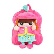 Plush Bags Cartoon Printed School Bag For Kids - Size 16inch image