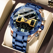 Poedagar 103 Men’s Dual Time Display Watch icon