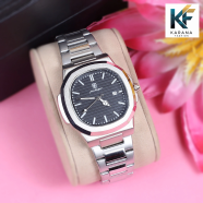 Poedagar 613 Square Analogue Date Dial Quartz Stainless Steel Chain Watch for Man