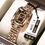 Poedagar 785 Diamond Rectangle Ladies Watch image