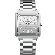 Poedagar 870 Luxury Man Wristwatch Square Quartz Men Watch Waterproof Luminous Stainless Steel Men’s Watches image