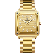 Poedagar 870 Luxury Man Wristwatch Square Quartz Men Watch Waterproof Luminous Stainless Steel Men’s Watches image