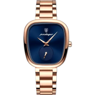 Poedagar New Unique Design Stainless Steel Ladies Watch image