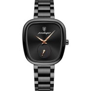 Poedagar New Unique Design Stainless Steel Ladies Watch-Black (783 ) image