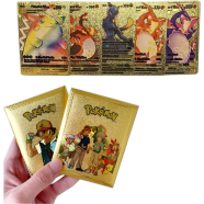 Pokemon Golden Cards Gold Foil Set 10 Pcs image