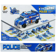 Police Assault Car 12 In 1 Lego Building Blocks Toys For Kids - 569 Pcs (lego_12in1_police_633015) - Multicolor icon