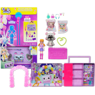 Polly Pocket Disco Dance Fashion Reveal Doll and Playset image