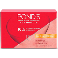 Pond's Age Miracle Day Cream SPF15 PA Plus Plus 12 gm With 10 Percent Retinol Collagen B3 Complex for Youthful Glow Cream image