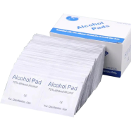 Portable Antiseptic Pad Antiseptic Skin Cleaning Care Jewelry Mobile Phone Cleaning Wipe - 100 Pcs image