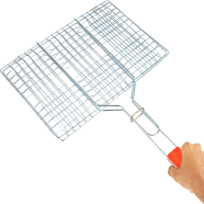 Portable Bbq Grill Net Clip - Silver icon