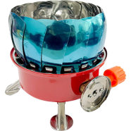 Portable Camping Gas Stove Windproof Folding Backpacking Burner with Electronic Ignition image