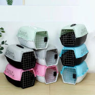 Portable Cat Carrier Box Transport Cage Travel Crate Pet Carrier Carrying Large With Handle Carrier Basket For Small Dogs image