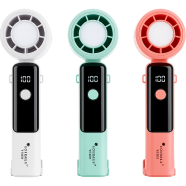 Portable Handheld Fan with Digital 100 Speed Display image