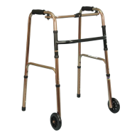 Portable Lightweight Height Adjustable Foldable Walker for Adults and Elderly image