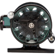 Portable Mini Fly Fishing Reel Carp Winter Ice Fishing - Black image