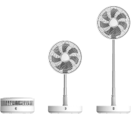 Portable P10 10800mAh Folding Fan USB Remote Control Air Cooler image