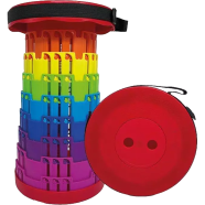 Portable Retractable Telescopic Folding Stool Seat Camping Fishing Travel Chairs image