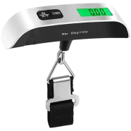 Portable Scale Mini Digital LCD Display Hanging Scale 50kg 10g Electronic Luggage Hanging Suitcase Travel Weighs Baggage Bag Weight Balance Tool image
