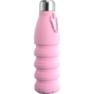Portable Silicone Bottle Retractable Folding Drinking Carabiner Large Capacity-550ML icon