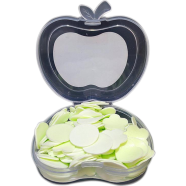 Portable Travel Soft Paper Soap In Apple Shape Plastic Box -1 Pcs image
