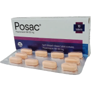 Posac 100 mg Tablet (Delayed Release) 10's Pack image