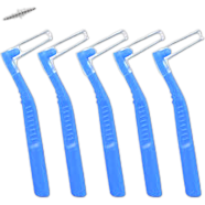 Posh inspired-premium Quality-5pc/box push-pull Interdental Brush Oral Care Teeth whitening Dental tooth Brush - Innovative Desigh image