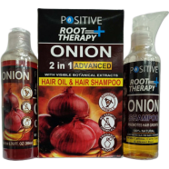 Positive Root Therapy Onion 2in1 Advanced Hair Oil Hair Shampoo Set 200ml image