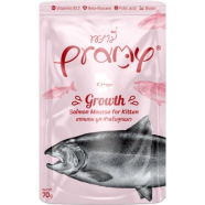 Pramy Cat Pouch Food Kitten GROWTH - Salmon Mousse 70gm | Cat Wet Food image