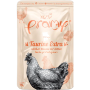 Pramy Cat Pouch Food Kitten TAURINE EXTRA - Chicken Mousse 70gm | Cat Wet Food image