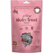 Pramy Nutri Dry Cat Treat Salmon 50gm | Cat Snacks image