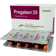 Pregaben 25 mg Capsule 10's Strip image