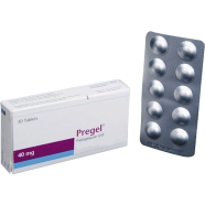 Pregel 40 mg Tablet 10's Strip icon