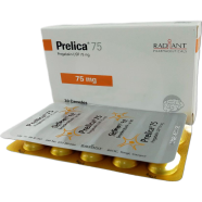 Prelica 75 mg Capsule 10's Strip image