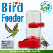 Premium Bird Water Feeder Bottle for Cage | Automatic Water Dispenser for Quail, Pigeon, Lovebird image