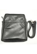 Premium Black Leather Messenger Bag - LSB1