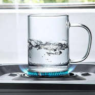 Premium Clear Glass Mug Durable and Heat Resistant 450ml image