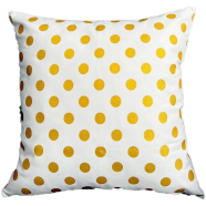 Premium Cotton Cushion Cover Gold Sparkle 16x16 Inch image