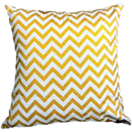 Premium Cotton Cushion Cover Gold Sparkle 18x18 Inch image