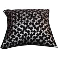 Premium Cotton Cushion Cover Silver Sparkle 14x14 Inch image