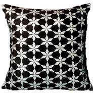 Premium Cotton Cushion Cover Silver Sparkle 14x14 Inch image