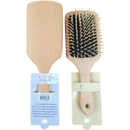 Premium Fashion Paddle Cushion Wooden Hair Brush/Comb-1pcs image