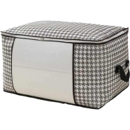 Premium Foldable Clothes Storage Bag Organizer with Zipper and Handles image