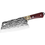Premium Forged Meat Cleaver Knife – Stainless Steel Bone Chopper and Kitchen Cutter image