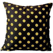 Premium Gold Sparkle Cushion Cover 14x14 Inch image