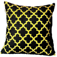 Premium Gold Sparkle Cushion Cover 18x18 Inch image