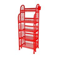 Premium Kitchen Rack- 5 Step-Red image
